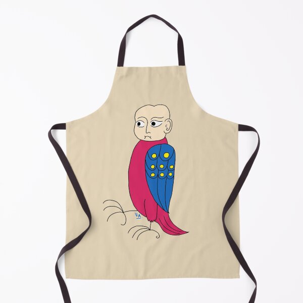 Item preview, Medieval Monster Bird Man Magenta Pink Blue Yellow designed and sold by MediaevalMonk.