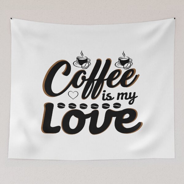 Item preview, Coffee Is a Hug In a Mug - Trendy Coffee Is a Hug In a Mug Quote For Coffee Lovers and Coffee Addicts designed and sold by Prince - Bestseller ★★★★★.