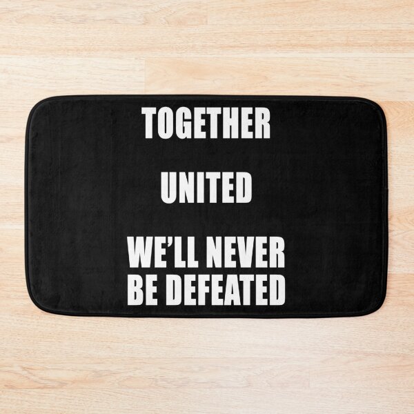 Item preview, Together United We'll Never Be Defeated Freedom Anti Segregation Patriotic Vaccine Mandate designed and sold by Jason Gilbert.