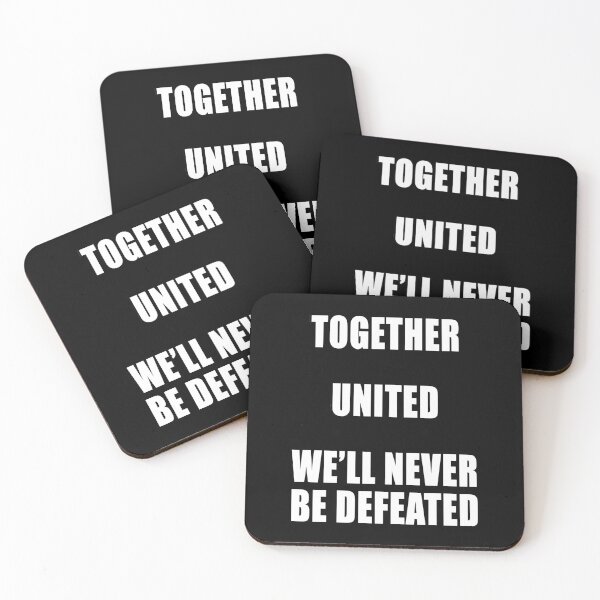 Item preview, Together United We'll Never Be Defeated Freedom Anti Segregation Patriotic Vaccine Mandate designed and sold by Jason Gilbert.