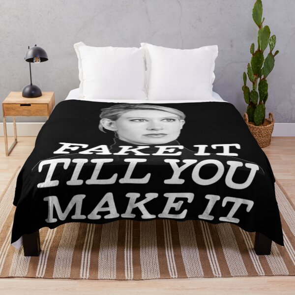 Item preview, Elizabeth Holmes Theranos Fake It Till You Make It Classic T-Shirt designed and sold by winstonclarker.
