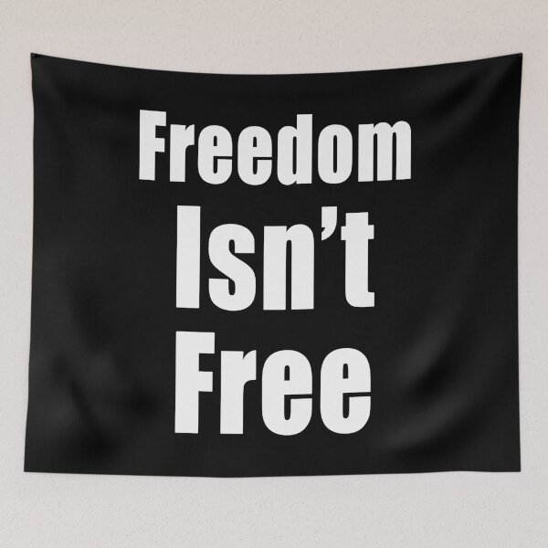Item preview, Freedom Isn't Free Anti Segregation Patriotic Vaccine Mandate designed and sold by Jason Gilbert.