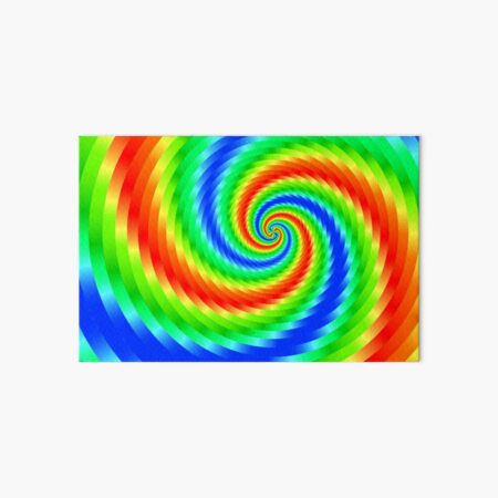 Optical Ilusion. Thermal image vortex Art Board Print by RAWWR