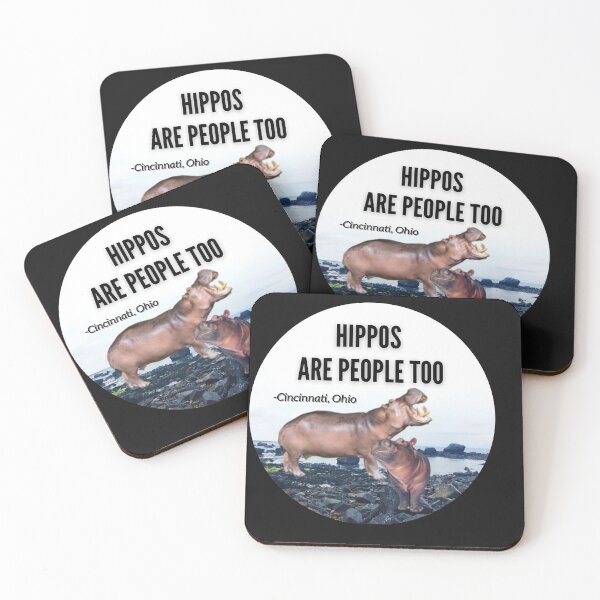 Item preview, Hippos are people too designed and sold by oldbagofbones.