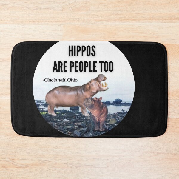 Item preview, Hippos are people too designed and sold by oldbagofbones.
