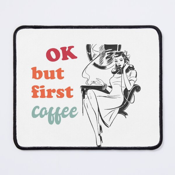 Item preview, First a coffee - fun office design designed and sold by VitoTDesign.