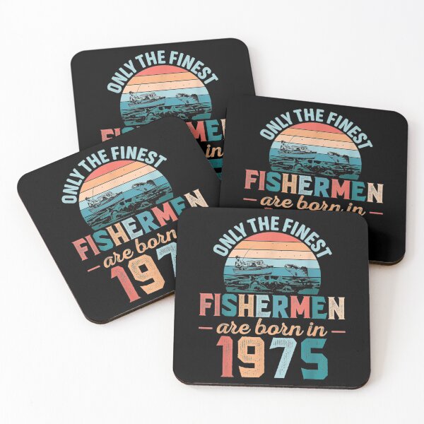 Item preview, Mens Finest Fishermen are born in 1975 Funny Fishing Dad/Grandpa designed and sold by Kelly993.