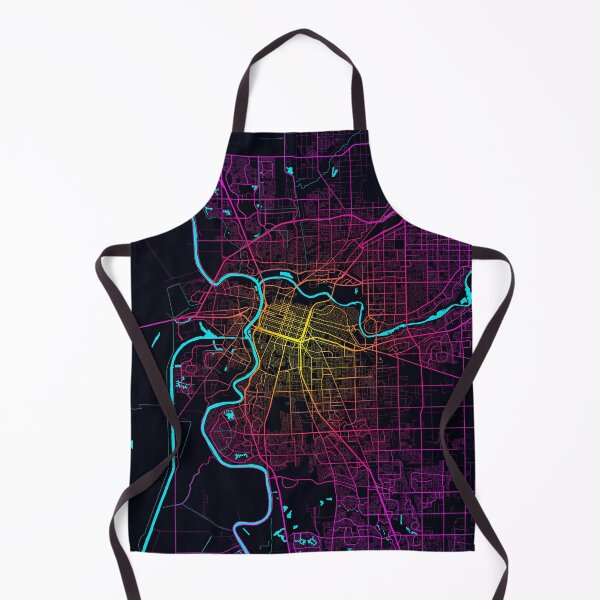 Item preview, Sacramento City Map of California, USA - Neon designed and sold by deMAP.