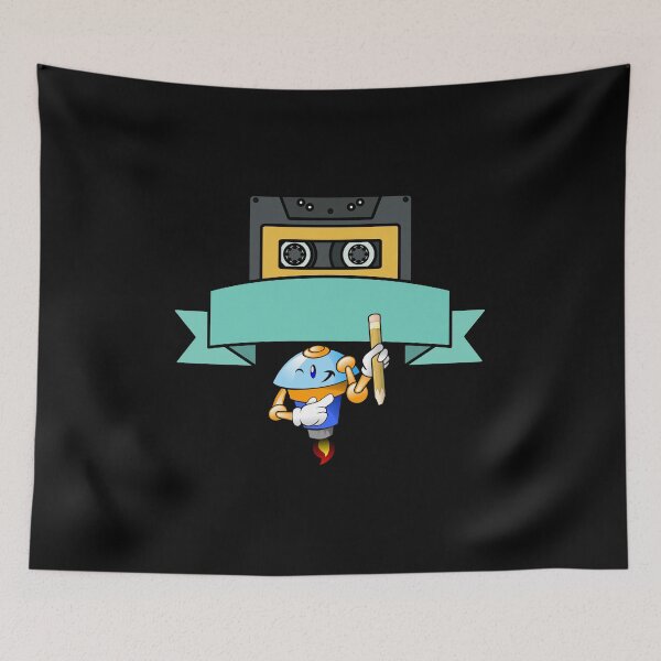 Item preview, ROBOT WITH RETRO TAPE. designed and sold by ELEGANTRETRO.