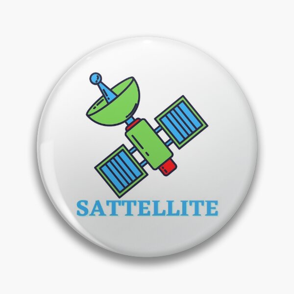 Item preview, special satellite vector drawing for children designed and sold by Trianglegreen.