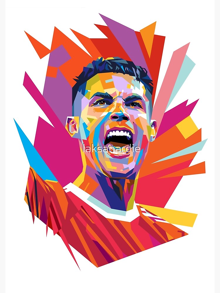 Cristiano Ronaldo Back Pop Art Poster for Sale by ZeetArt