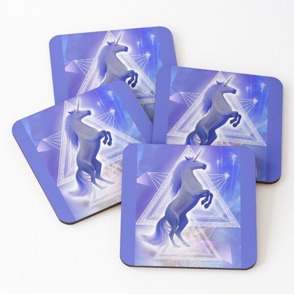Item preview, Light Encoded Blue Galactic Unicorn designed and sold by NaTeBlueyes.