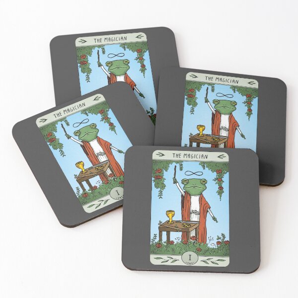 Item preview, Frog Tarot- The Magician designed and sold by agrapedesign.