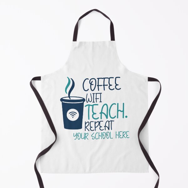 Item preview, Coffee Wifi Teach Repeat - Trendy Coffee Is a Hug In a Mug Quote For Coffee Lovers and Coffee Addicts designed and sold by Prince - Bestseller ★★★★★.