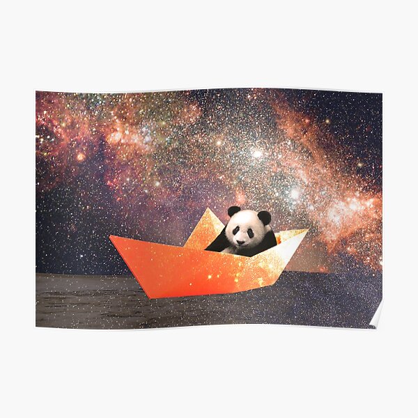 Galactic Panda Poster
