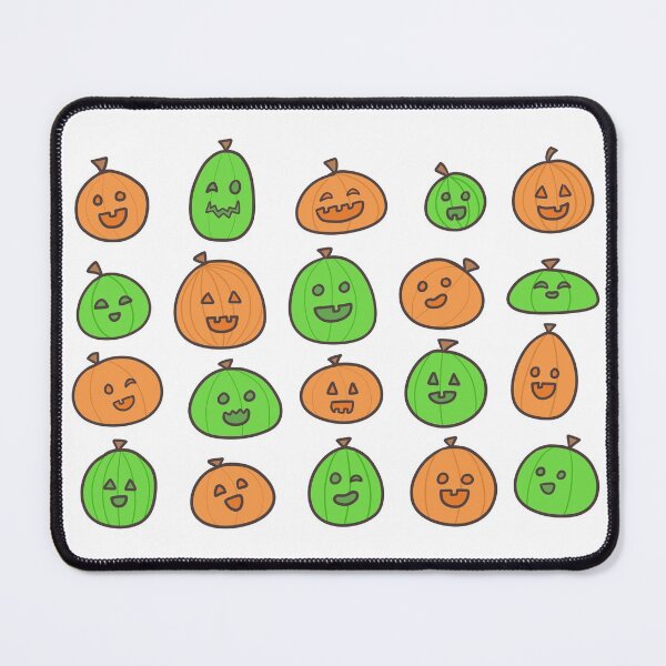 Item preview, Green and Orange Pumpkin Pals designed and sold by tailswithsnails.