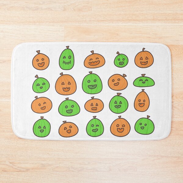 Item preview, Green and Orange Pumpkin Pals designed and sold by tailswithsnails.
