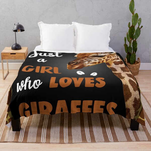 Item preview, Just A Girl Who Loves Giraffes designed and sold by Midu Roy.