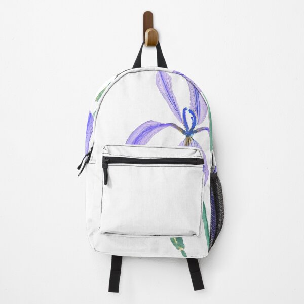 Item preview, hand painted two elegant purple iris watercolor designed and sold by ColorandColor.