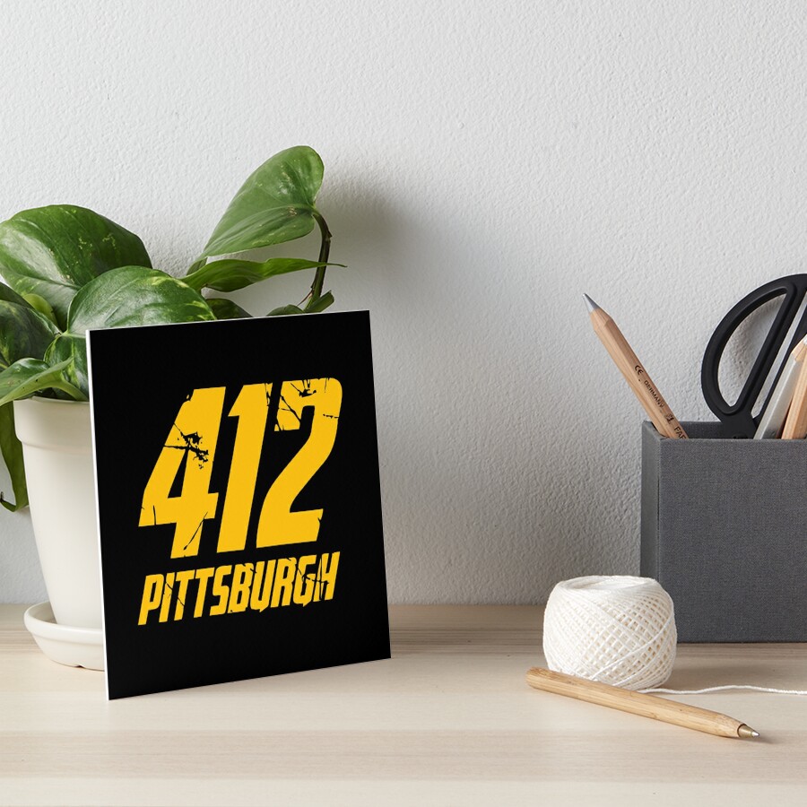 412 Pittsburgh Sticker by ulhabob