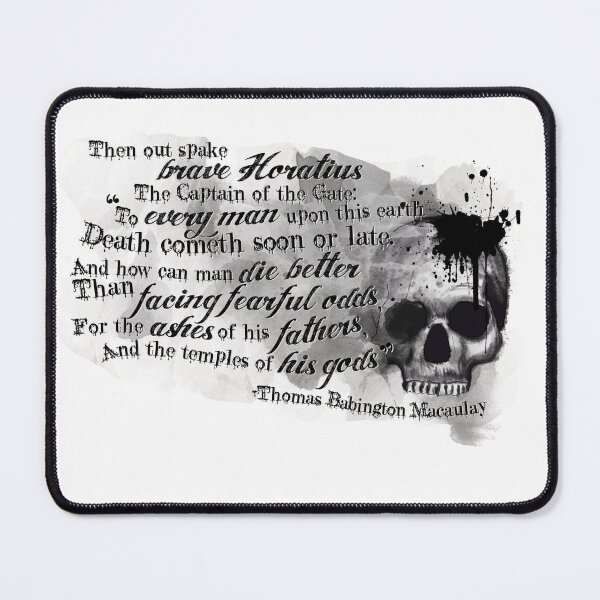 Item preview, Poetry Quote Brave Horatius  designed and sold by Becky Best.