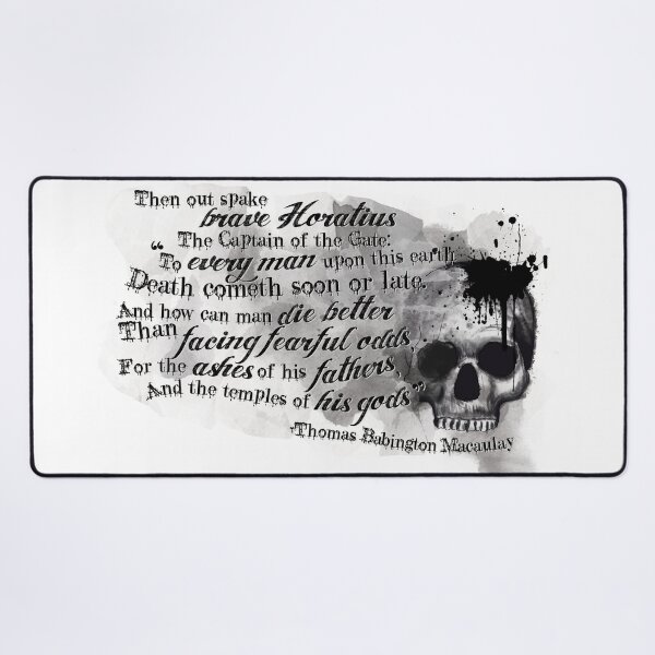 Item preview, Poetry Quote Brave Horatius designed and sold by Becky Best.