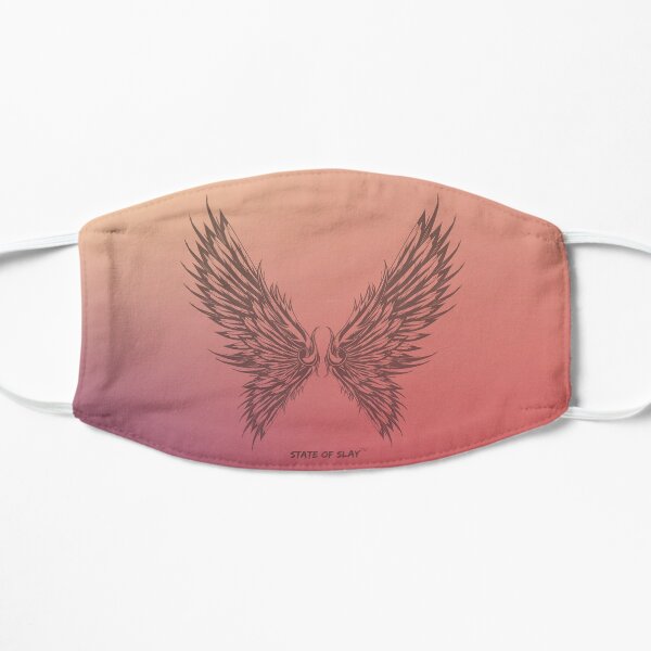State Of Slay™ - Violet and Pink Wings Flat Mask