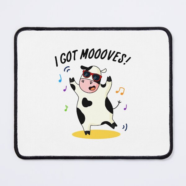 Item preview, I Got Moooves Funny Cow Puns designed and sold by punnybone.