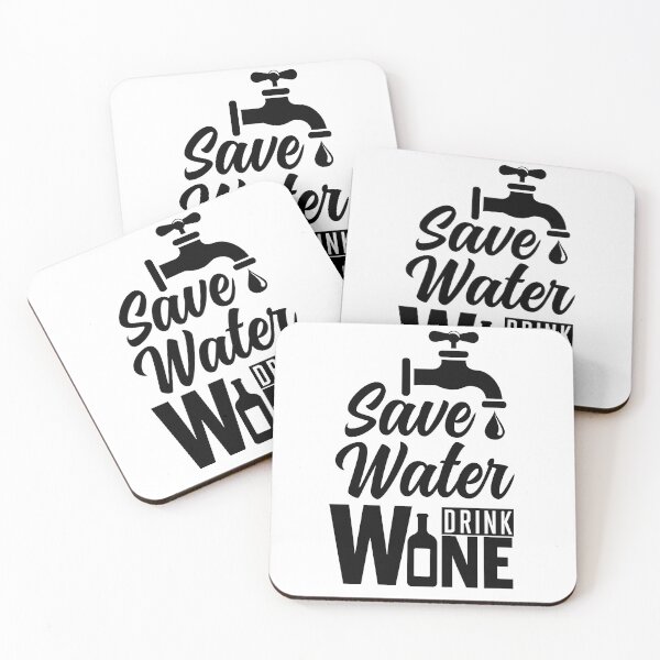 Item preview, Save water, drink wine designed and sold by Tee-Star.