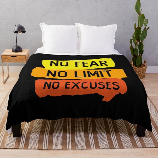 Item preview, No Fear No Limits No Excuses motivation workout designed and sold by Urlan.
