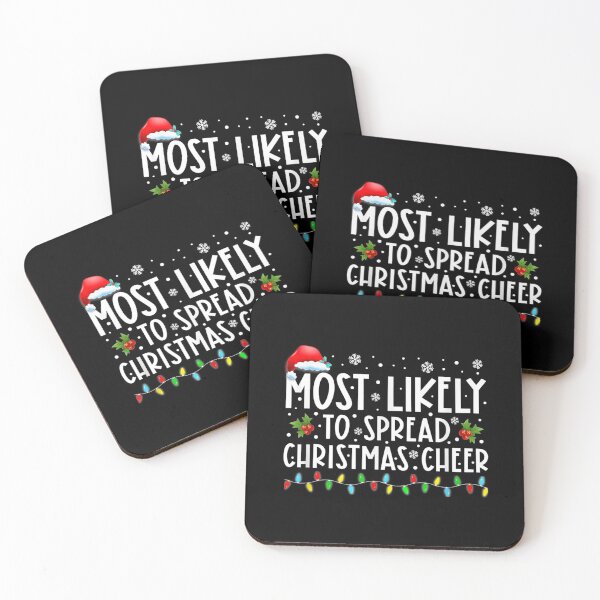 Item preview, Most Likely To Spread Christmas Cheer Santa Hat Xmas Lights designed and sold by RyanKramer.