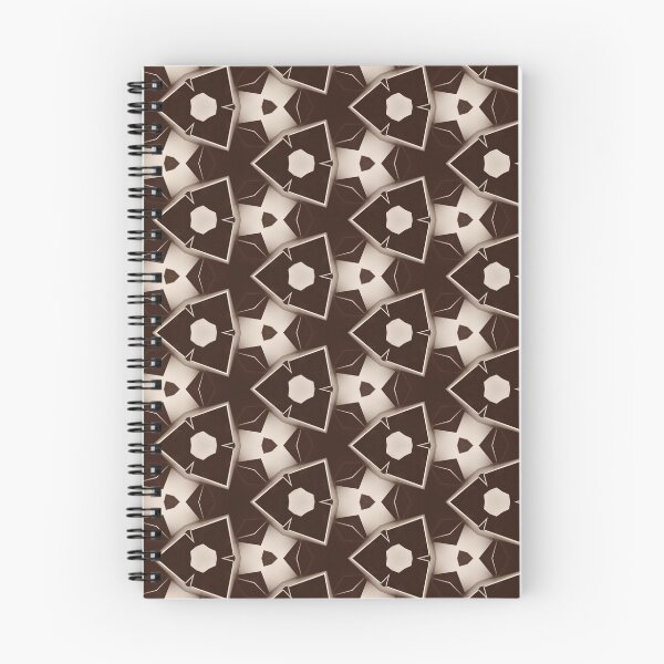 Item preview, Dark Brown Calming Geometric Pattern designed and sold by palaco210.