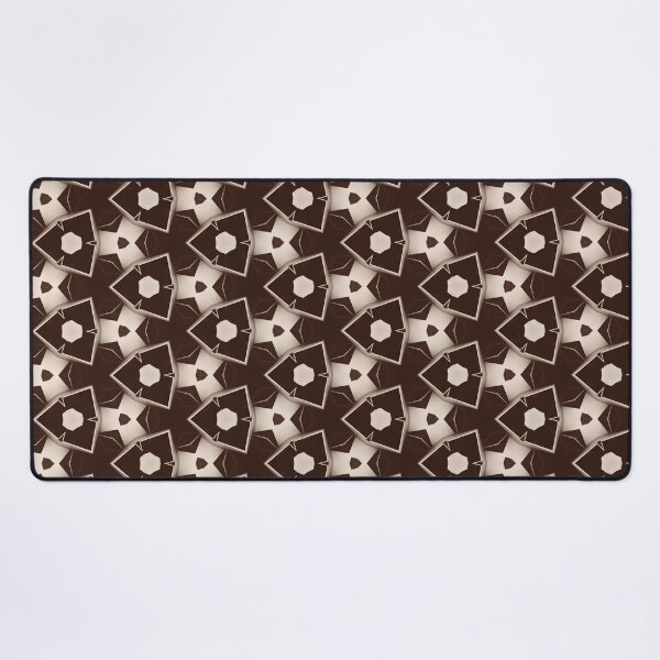 Item preview, Dark Brown Calming Geometric Pattern designed and sold by palaco210.