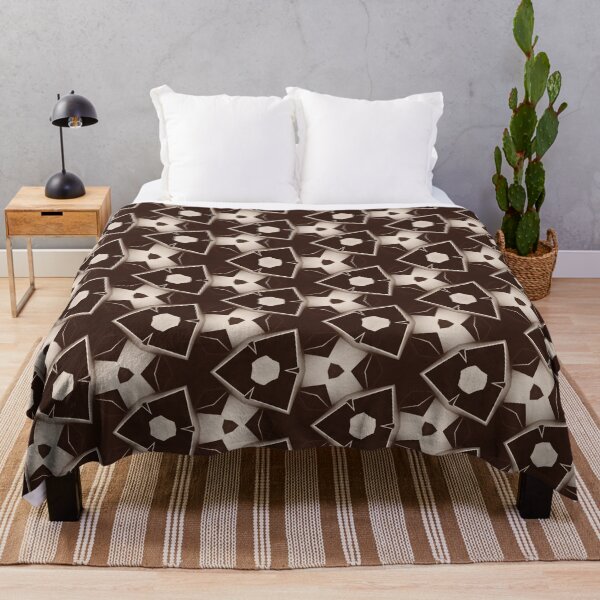 Item preview, Dark Brown Calming Geometric Pattern designed and sold by palaco210.