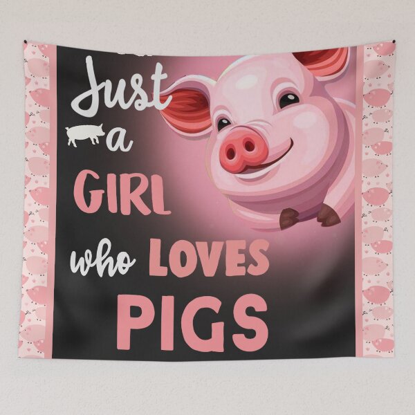 Item preview, Just A Girl Who Loves Pigs designed and sold by Midu Roy.