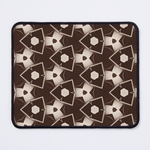 Item preview, Dark Brown Calming Geometric Pattern designed and sold by palaco210.