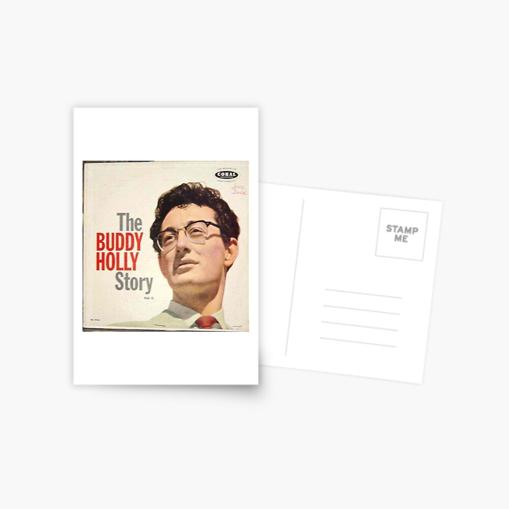 Buddy Holly Story Vol 2 Rockabilly Postcard By Vintaged Redbubble 