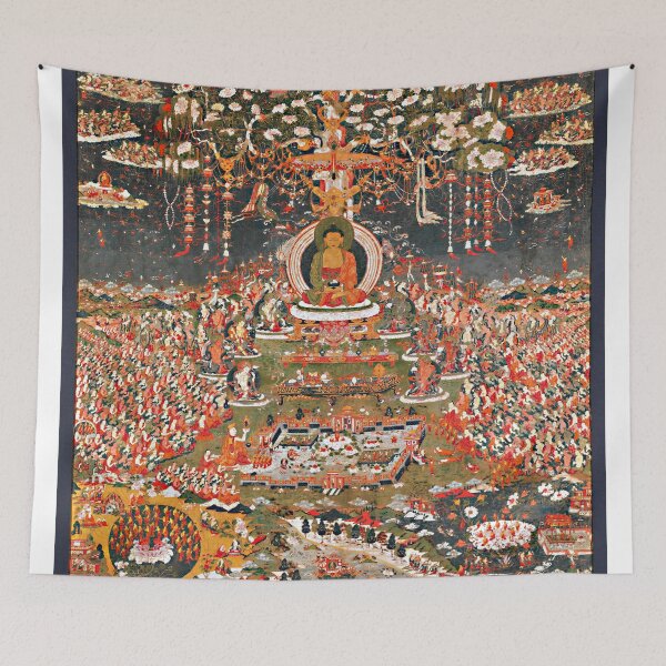 Item preview, Mandala 77 Amitabha Buddha Pure Land Sukhavati designed and sold by GuyBlank.