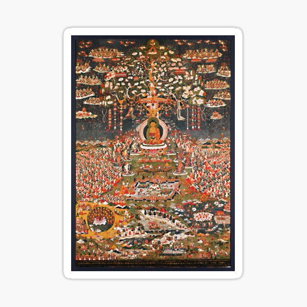 Item preview, Mandala 77 Amitabha Buddha Pure Land Sukhavati designed and sold by GuyBlank.