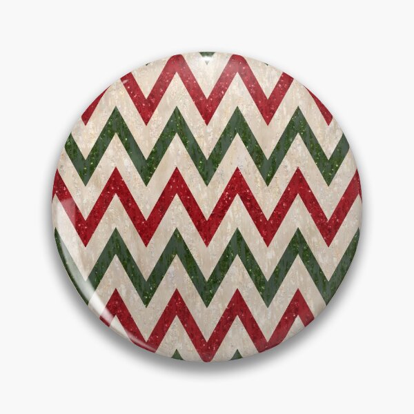 Item preview, Traditional Retro Zig Zag Christmas Pattern with Faux Glitters designed and sold by Octavia Soldani.