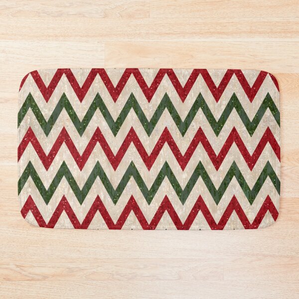 Item preview, Traditional Retro Zig Zag Christmas Pattern with Faux Glitters designed and sold by Octavia Soldani.