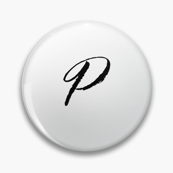 Aperçu de l'œuvre Monogramme en italique | Lettre monogramme P créée et vendue par JustSeasons.