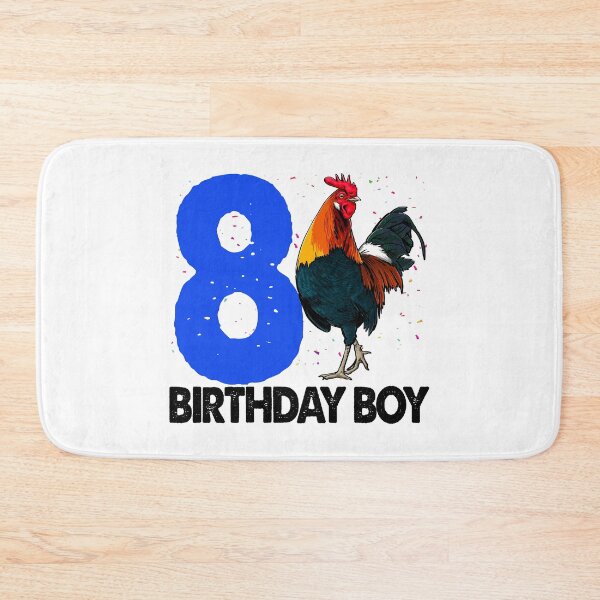 Item preview, Birthday Boy 8 Rooster designed and sold by Bendthetrend.