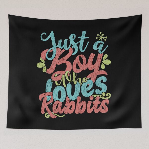 Item preview, Just A Boy Who Loves Rabbits Gift graphic designed and sold by theodoros20.