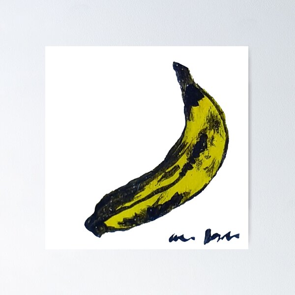 Artikelvorschau, Pop-Art-Banane entworfen und verkauft von OffbeatMoon.