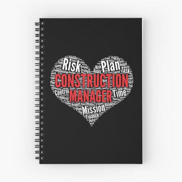 Item preview, Construction Manager Heart Shape Word Cloud Design print designed and sold by theodoros20.