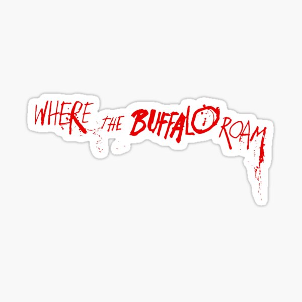 Item preview, Where The Buffalo Roam Red Edition designed and sold by silkdegreestees.