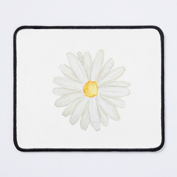 Item preview, hand painted one little white  daisy watercolor  designed and sold by ColorandColor.