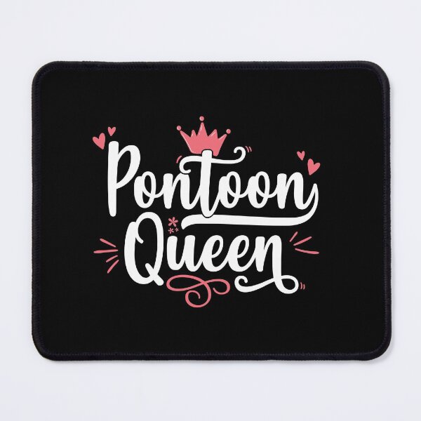 Item preview, Pontoon Queen - Funny Boat Gift print designed and sold by theodoros20.