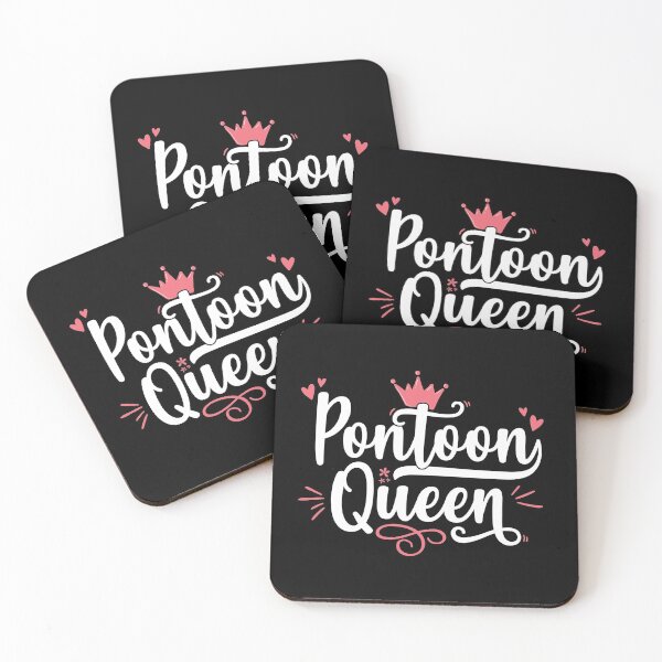 Item preview, Pontoon Queen - Funny Boat Gift print designed and sold by theodoros20.